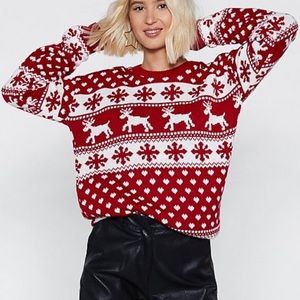 Nasty Gal Jingle Bell Rock Christmas Sweater